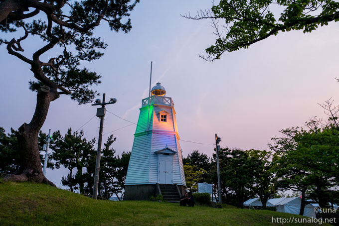 日本最古級の木造六角灯台
